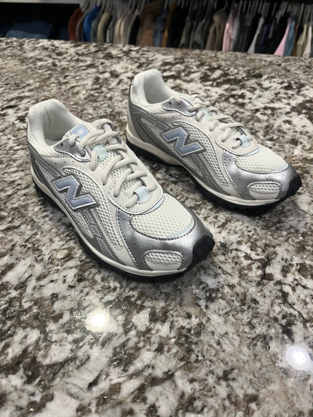 New Balance 204L White Oxford Blue 5Y/6.5W - Picture 6 of 8